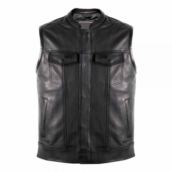 Biker Motorcycle Jeans Leather Vest