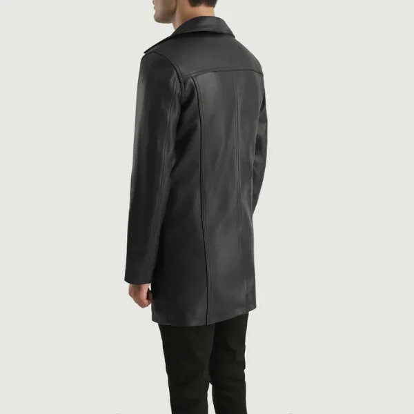 Long-black-leather-jacket