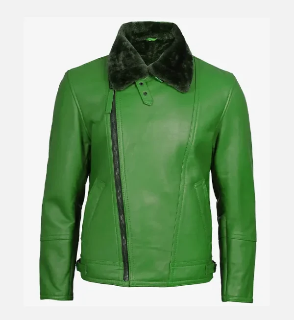 Warm-green-leather-motorcycle-jacket